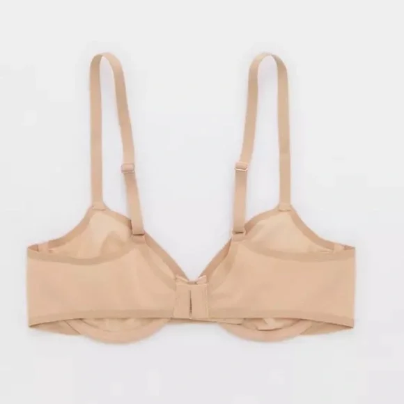 NWT Aerie Smoothez Unlined Mesh Bra - Picture 2 of 5